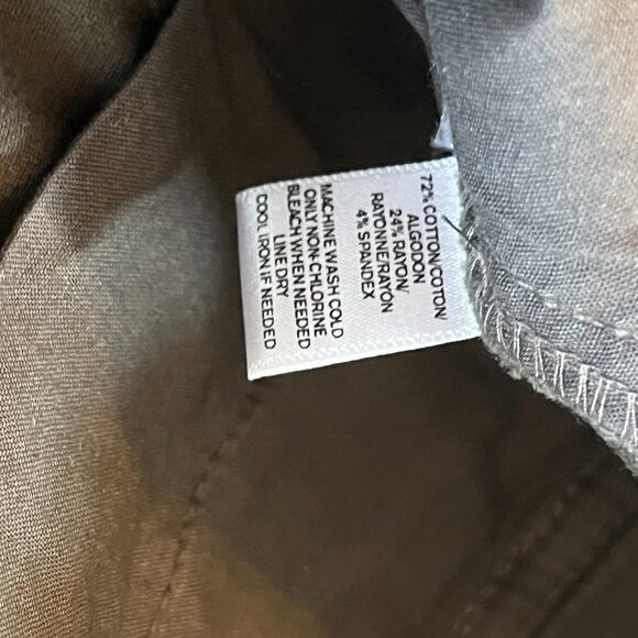 LOFT Marisa pants grey ankle zip 2 - Picture 8 of 8